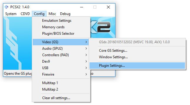 pcsx2 emulator best graphics settings